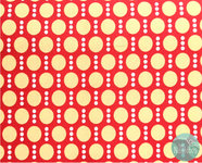 Robert Kaufman -roughing it red dots 