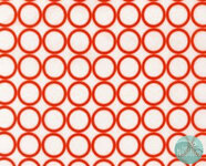 Robert Kaufman - metro living circles carrot