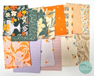 Art Gallery Fabrics - tangerine Fat quarter bundel