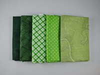 Fat quarter bundel - groen