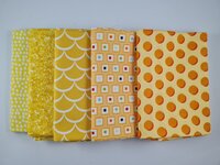 Fat quarter bundel - geel