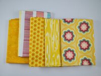 Fat quarter bundel - geel