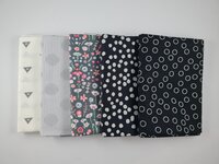 Fat quarter bundel - grijs