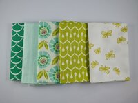 Fat quarter bundel - groen