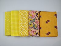 Fat quarter bundel - geel