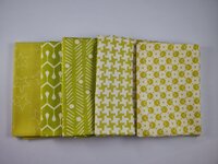 Fat quarter bundel - groen