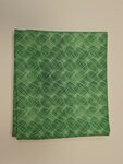 *coupon* cross weave green