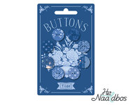 Tilda - Something blue - Buttons Dark