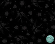 Tula Pink - Fairy flakes - Ink 
