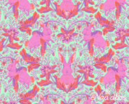Tula Pink full moon forest II - bunny blossom
