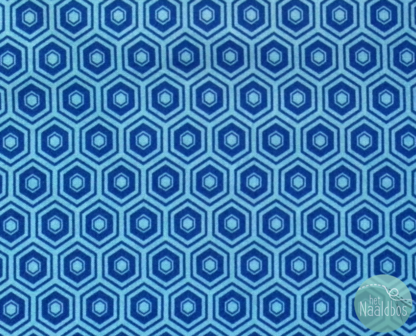 Camelot fabrics - Mixology Honeycomb royal blue