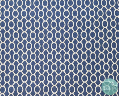 Camelot fabrics - London fog Ditsy rings blue