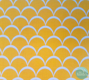 David textiles - new waves yellow