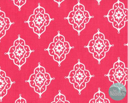 Moda - trade winds ornament hotpink