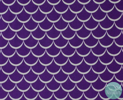David textiles - new waves purple