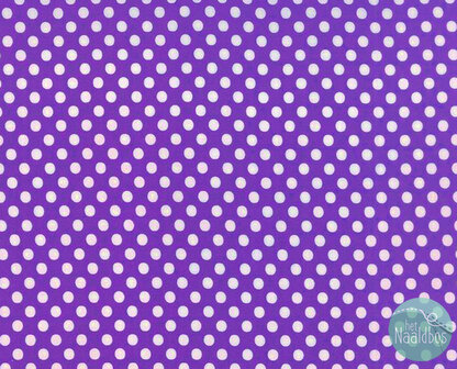 Moda -  dot dot dash dots purple