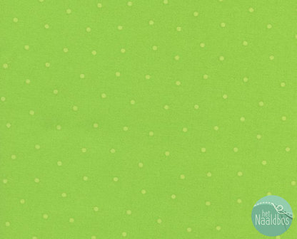 Timeless treasures - mini dots green 