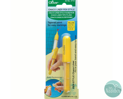 clover chaco liner pen geel
