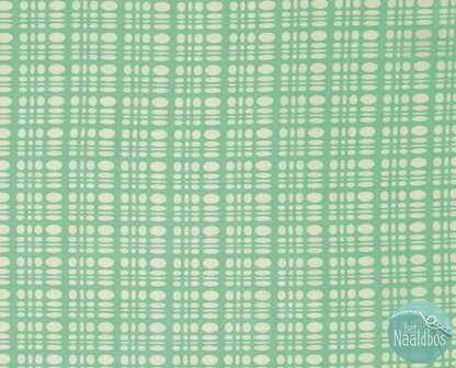 Free spirit - Clementine dot weave turquoise