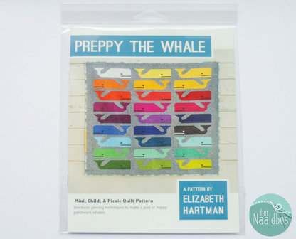 Elizabeth Hartman - Preppy the Whale quiltpatroon