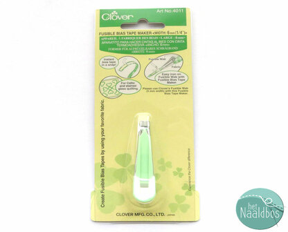 Clover bias tape maker groen