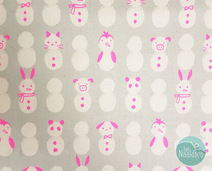 Cotton + Steel &ndash; Snow Babies Neon