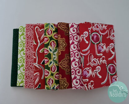 Fat quarter bundel - love joy 