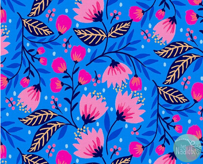 Paintbrush studio - vibrant blooms parlor blue