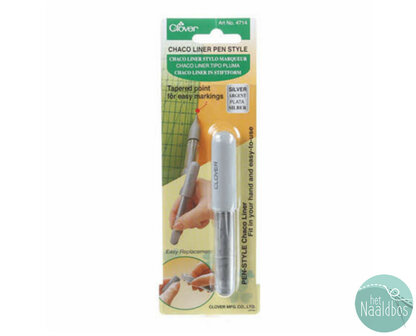 clover chaco liner pen zilver