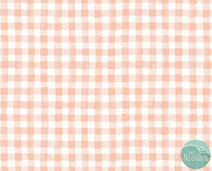 Rifle paper co. - meadow painted gingham blush