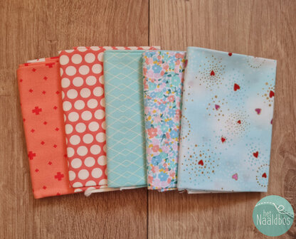 Fat quarter bundel - you + me 