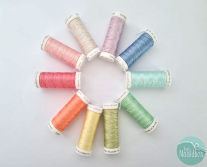 Sulky cotton petites 12 wt - pastel rainbow mix 