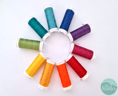 Sulky cotton petites 12 wt - happy rainbow mix 