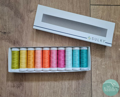 Sulky cotton petites 12 wt - zomerbloeiers mix 