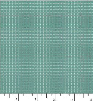 EQP textiles - Back &amp; forth square dance blue jade