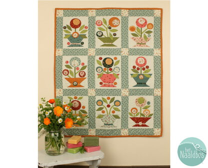 Ellie&#039;s quilt place - in full bloom quiltpatroon 