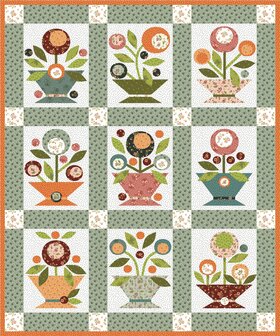 Ellie&#039;s quilt place - in full bloom quiltpatroon 