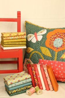 Ellie&#039;s quilt place - flower pillow quiltpatroon 