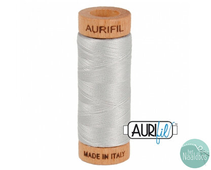 Aurifil cotton 80wt - lichtgrijs