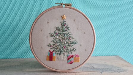 Kerstboom borduurpakket