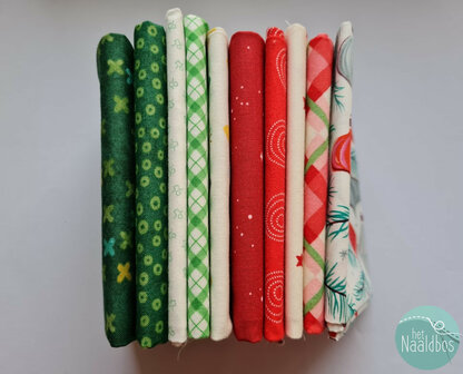 Fat quarter bundel - kerst