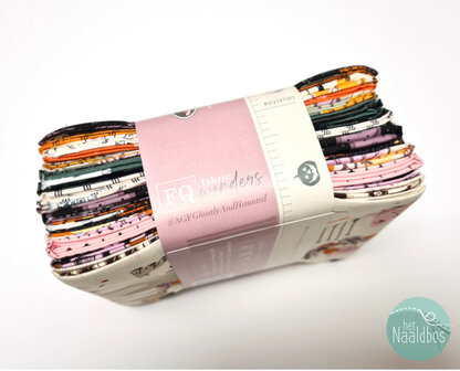 Art Gallery Fabrics - ghostly and haunted Fat quarter bundel