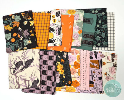 Art Gallery Fabrics - ghostly and haunted Fat quarter bundel