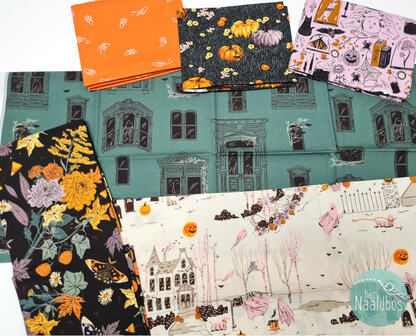 Art Gallery Fabrics - ghostly and haunted Fat quarter bundel