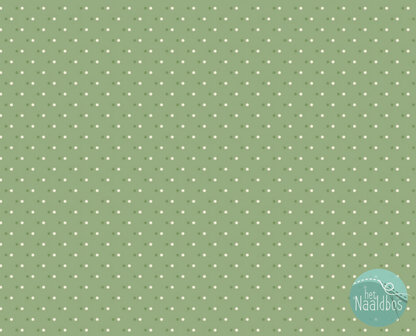 EQP textiles - future heirlooms dotty pistachio