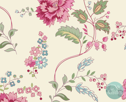 *coupon* EQP textiles - future heirlooms bouquet cotton