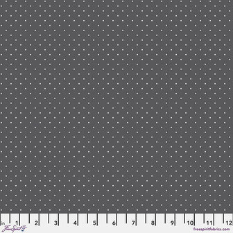 *pre-order* Tula Pink - true colors Graywork - Tiny Dots Carbon
