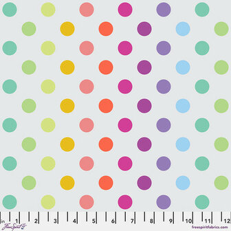 *pre-order* Tula Pink - true colors Graywork - Disco Poms whisper