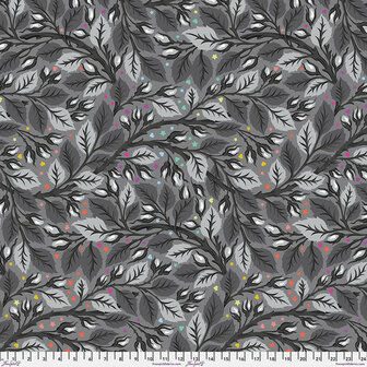 *pre-order* Tula Pink - Graywork - nip in the bud quiltback
