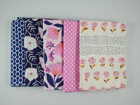 Fat quarter bundel - bloemen